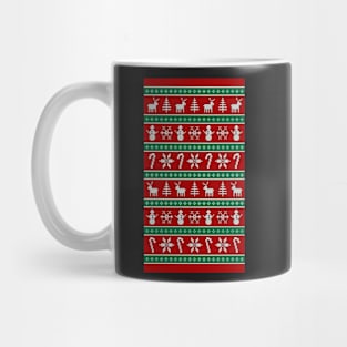 Christmas Sweater Pattern Mug